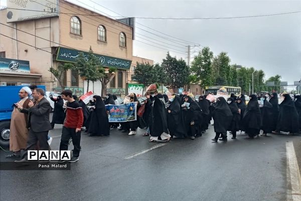 راهپیمایی روز قدس در شهرستان ملارد و صفادشت