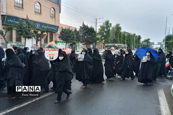 راهپیمایی روز قدس در شهرستان ملارد و صفادشت