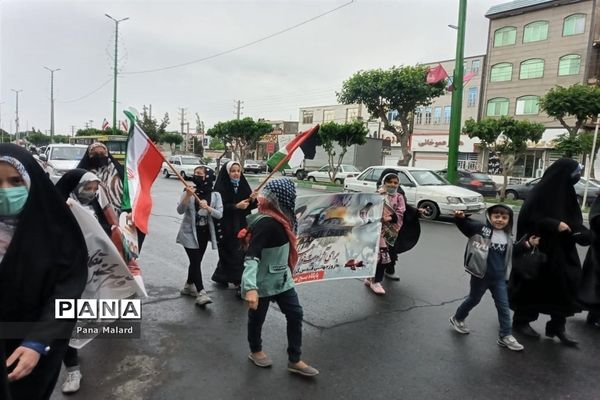 راهپیمایی روز قدس در شهرستان ملارد و صفادشت