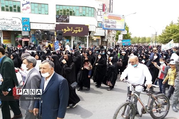 راهپیمایی روز جهانی قدس در کاشمر