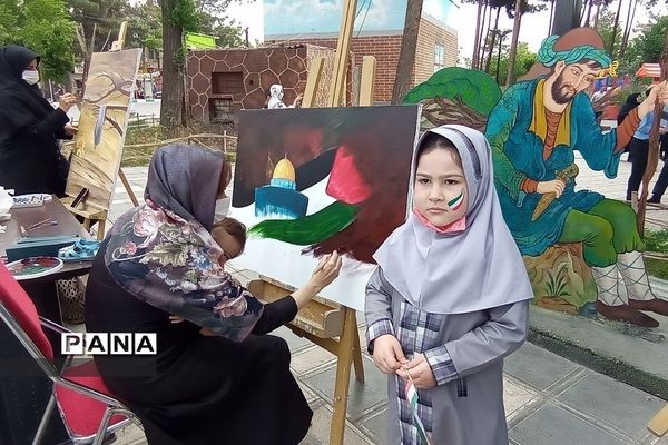 ندای مرگ بر اسرائیل در قرچک طنین‌انداز شد