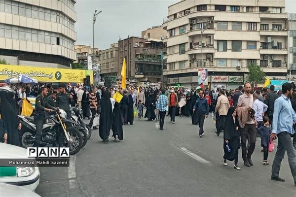 راهپیمایی روز قدس در تهران