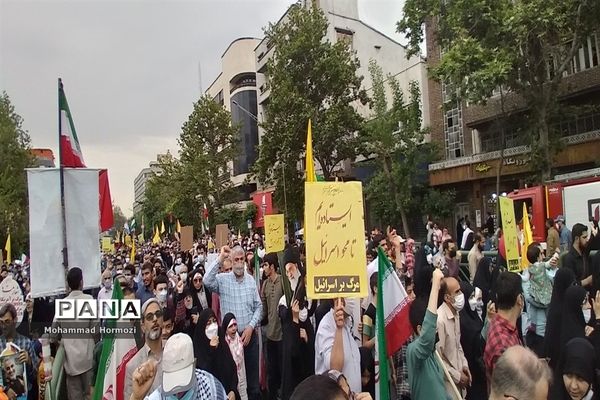 برگزاری با شکوه راهپیمایی روز قدس در تهران