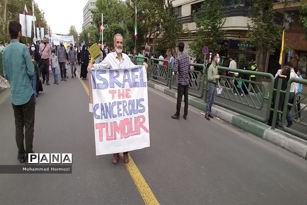 برگزاری با شکوه راهپیمایی روز قدس در تهران