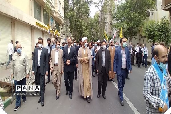 برگزاری با شکوه راهپیمایی روز قدس در تهران