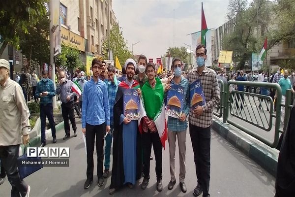 برگزاری با شکوه راهپیمایی روز قدس در تهران