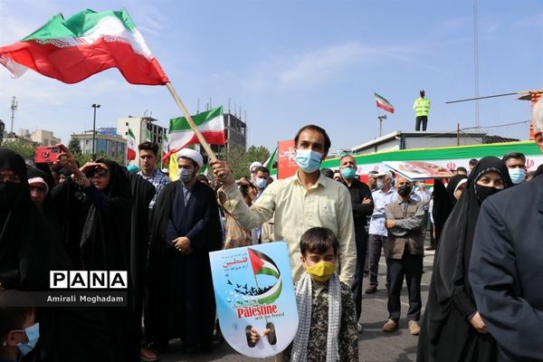 راهپیمایی روز قدس در مشهد مقدس
