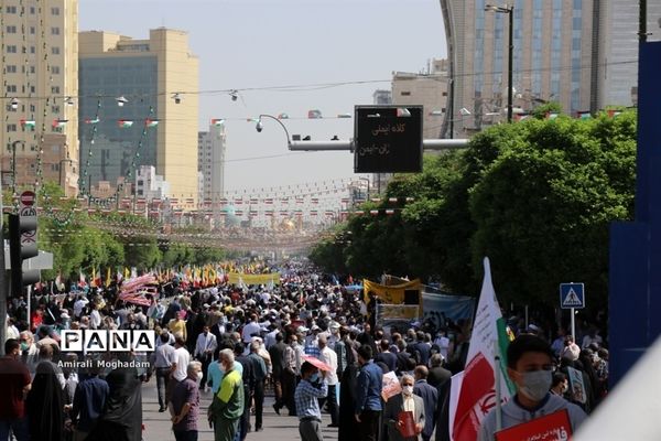 راهپیمایی روز قدس در مشهد مقدس