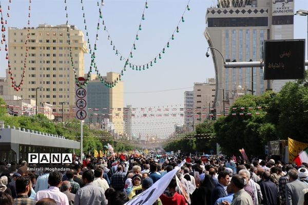 راهپیمایی روز قدس در مشهد مقدس