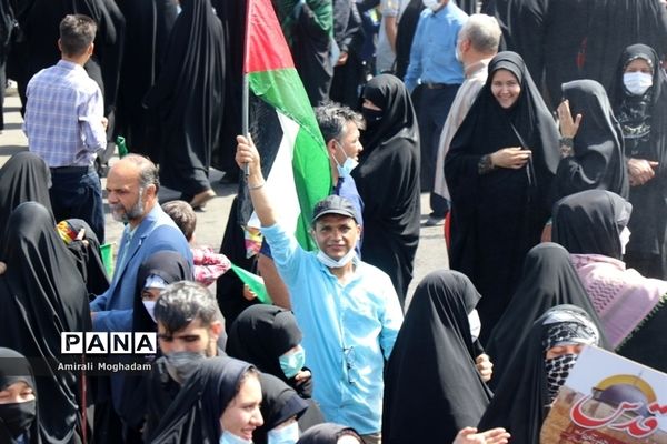 راهپیمایی روز قدس در مشهد مقدس