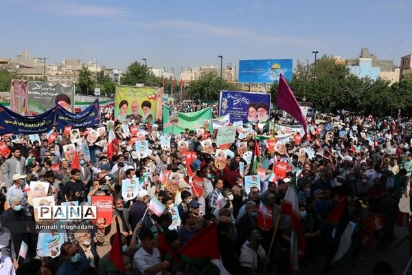 راهپیمایی روز قدس در مشهد مقدس