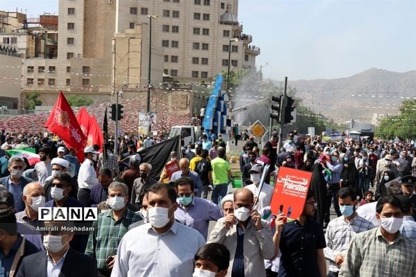 راهپیمایی روز قدس در مشهد مقدس