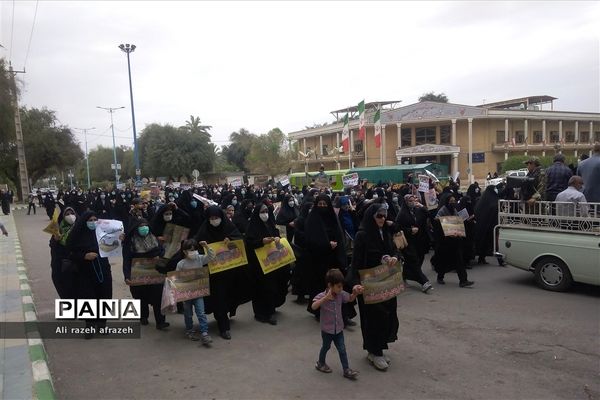 حماسه باشکوه مردم اندیمشک در راهپیمایی روزقدس