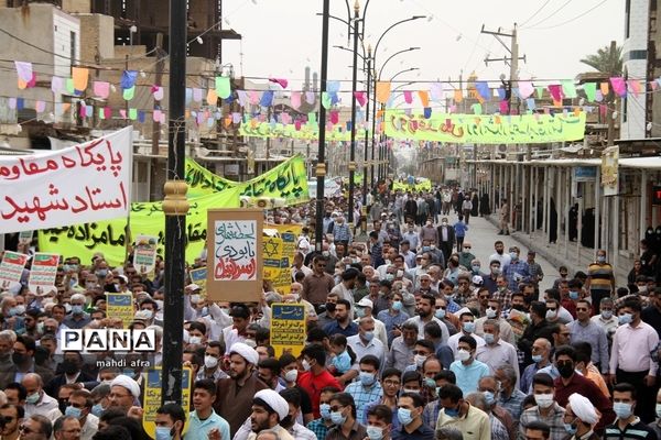 برگزاری راهپیمایی روز جهانی قدس در بهبهان