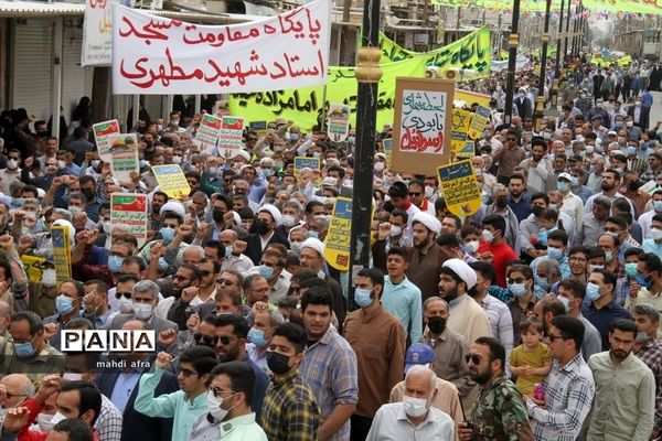 برگزاری راهپیمایی روز جهانی قدس در بهبهان