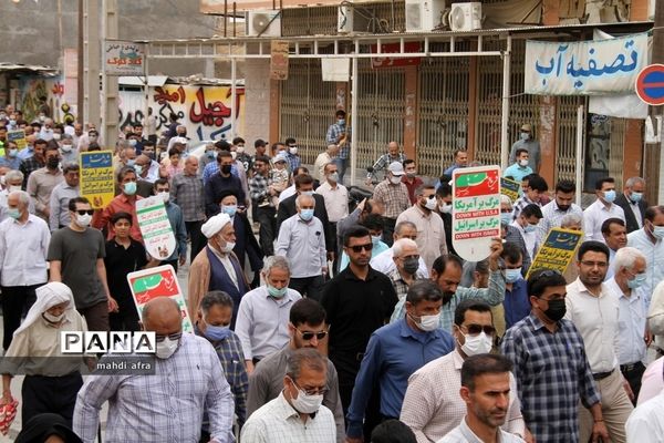 برگزاری راهپیمایی روز جهانی قدس در بهبهان