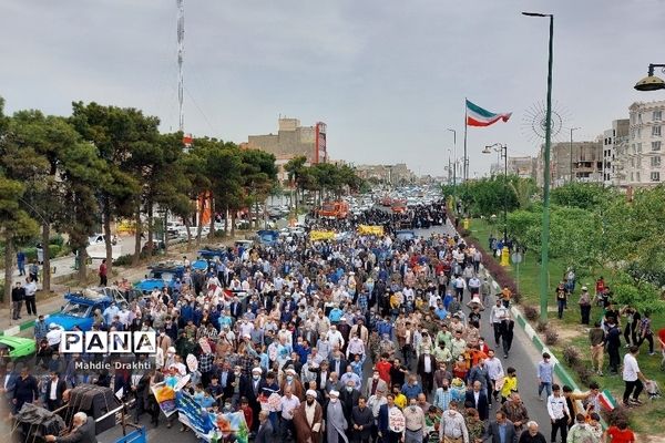 بهارستانی‌ها در راه حمایت از مردم فلسطین