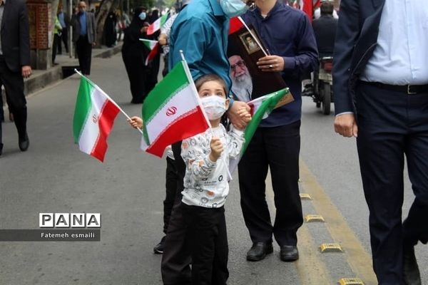 راهپیمایی روز جهانی قدس در ساری