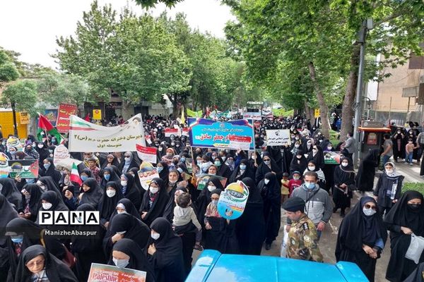 راهپیمایی باشکوه روز جهانی قدس در شهرستان بجنورد