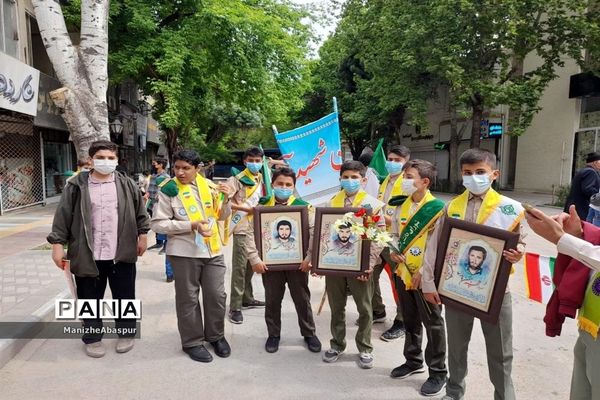 راهپیمایی باشکوه روز جهانی قدس در شهرستان بجنورد