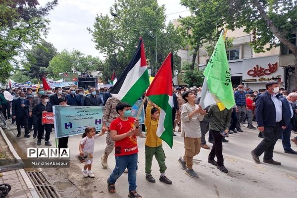 راهپیمایی باشکوه روز جهانی قدس در شهرستان بجنورد