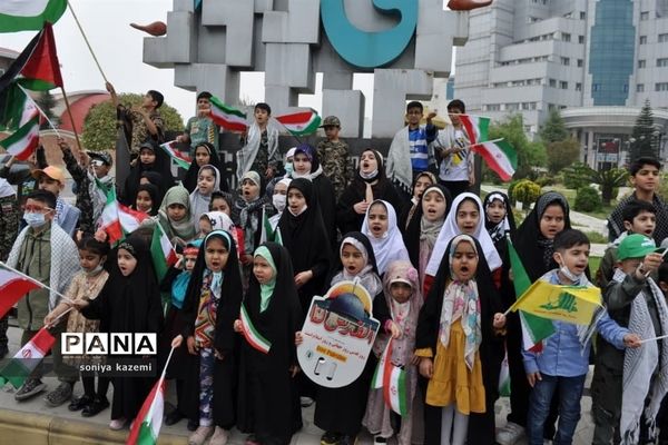 راهپیمایی روز جهانی قدس در ساری