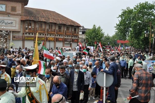 راهپیمایی روز جهانی قدس در ساری