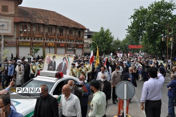 راهپیمایی روز جهانی قدس در ساری