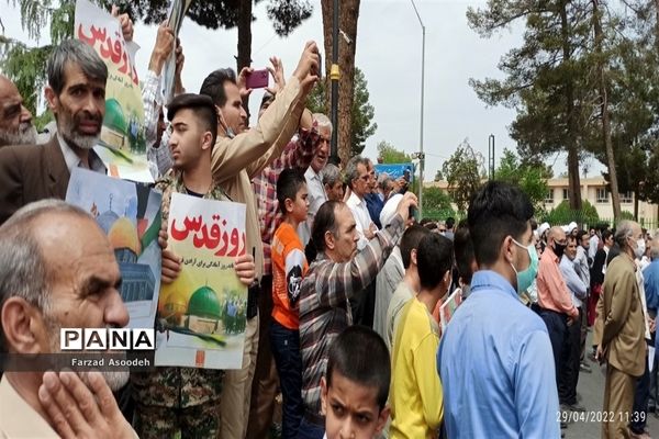 برگزاری راهپیمایی روز قدس در کاشمر