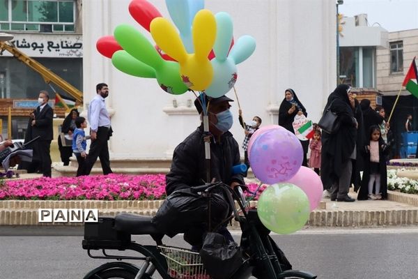 راهپیمایی روز قدس در ساری