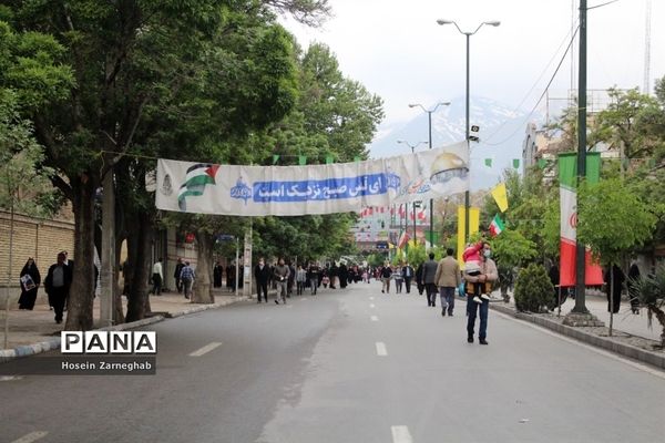 راهپیمایی روز قدس در همدان