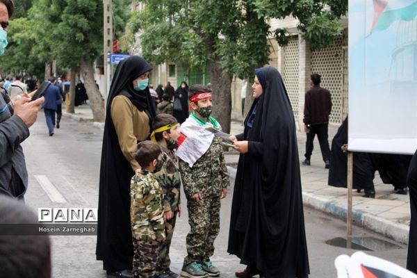 راهپیمایی روز قدس در همدان