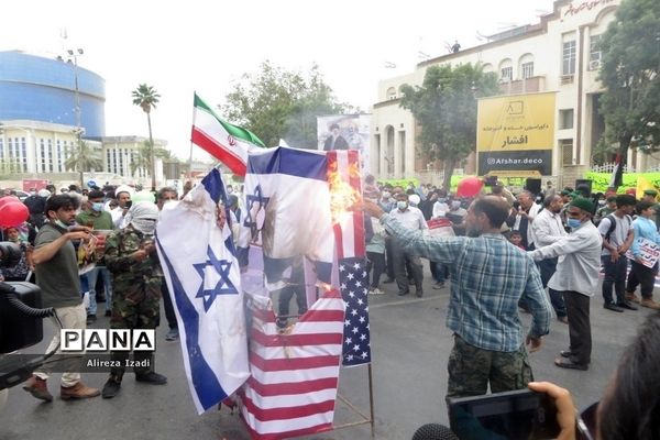 راهپیمایی روز جهانی قدس در بوشهر -1