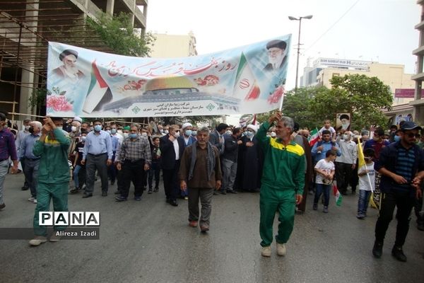 راهپیمایی روز جهانی قدس در بوشهر -1