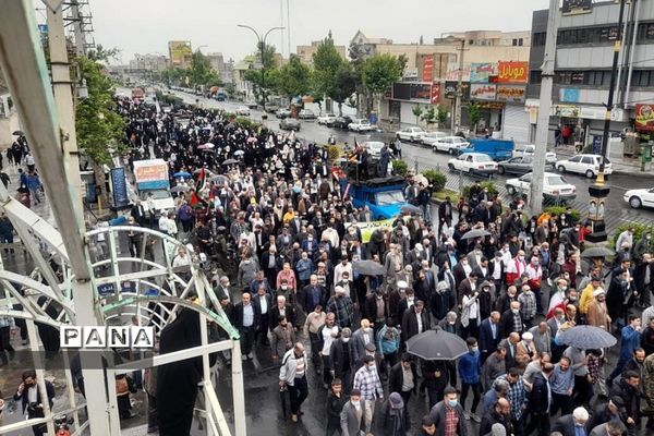راهپیمایی روز جهانی قدس در استان البرز
