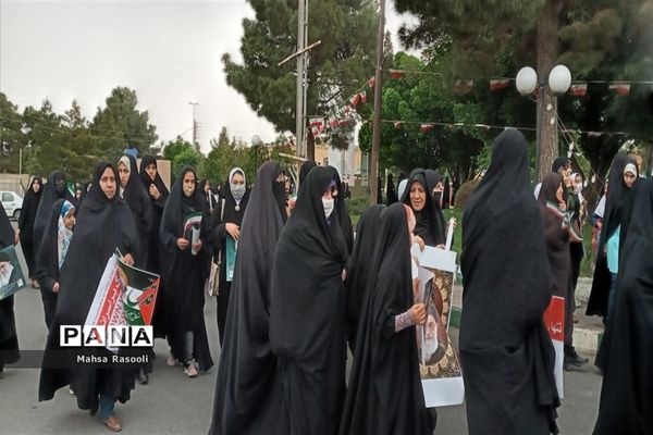 راهپیمایی روز قدس در شهرستان کهک قم