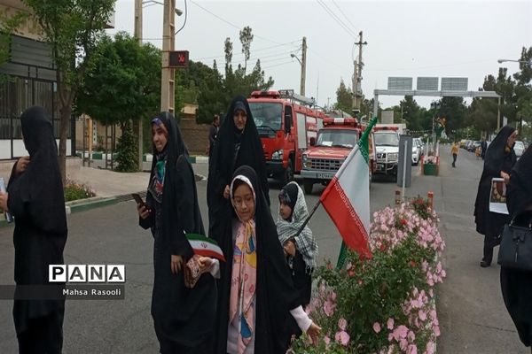 راهپیمایی روز قدس در شهرستان کهک قم