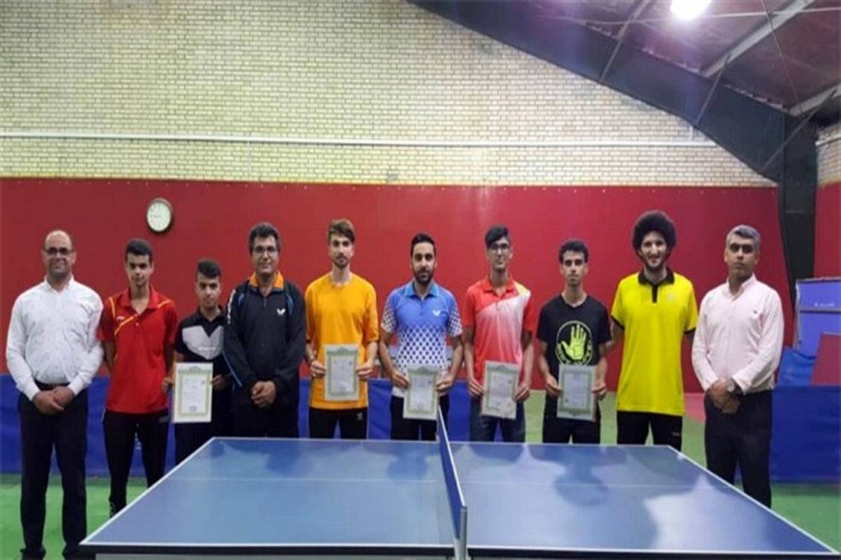 برترین‌های تنیس روی میز بزرگسالان، جوانان و پیشکسوتان استان بوشهر مشخص شدند