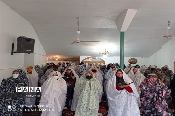 سجده بندگی و شکرگزاری مردم بلده در نماز عید سعید فطر