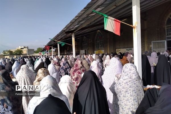 اقامه نماز عید سعید فطر در شهرستان بهار