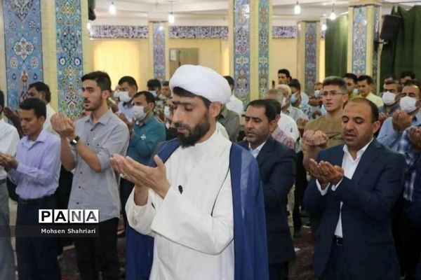 نماز عید سعید فطر در شهر بیدخون و عسلویه