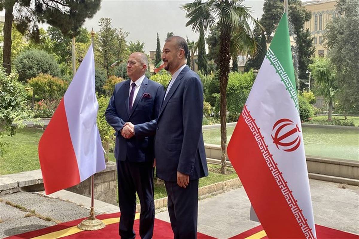 دیدار وزرای خارجه ایران و لهستان در تهران