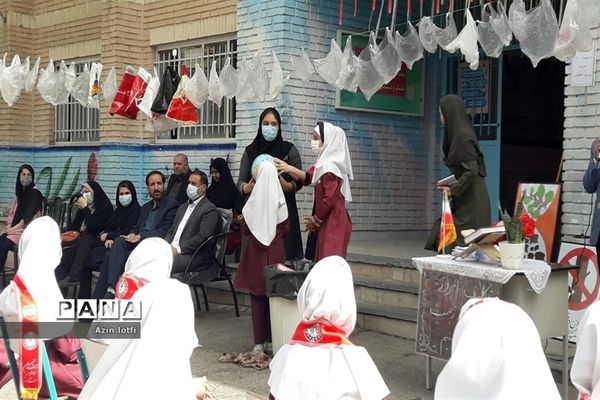 گرامیداشت هفته سلامت در دبستان دخترانه پروین اعتصامی در شهرستان قدس