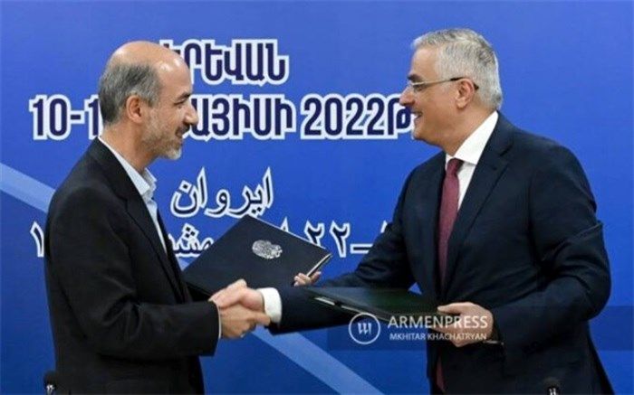 امضای سند یادداشت تفاهم همکاری‌های اقتصادی ایران و ارمنستان