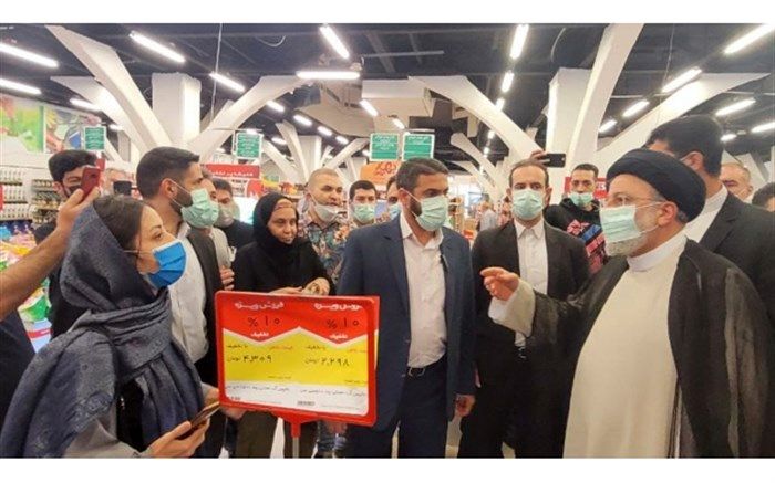 بازدید رئیس‌جمهوری از فرآیند توزیع کالاهای اساسی در تهران