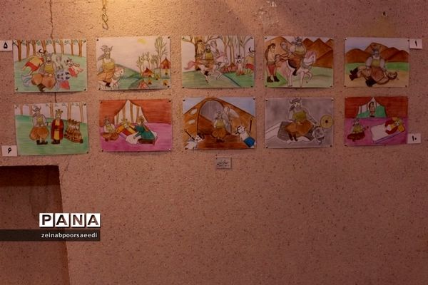 آیین افتتاحیه نمایشگاه گروهی تصویرسازی شاهنامه فردوسی شهرستان فیروزکوه