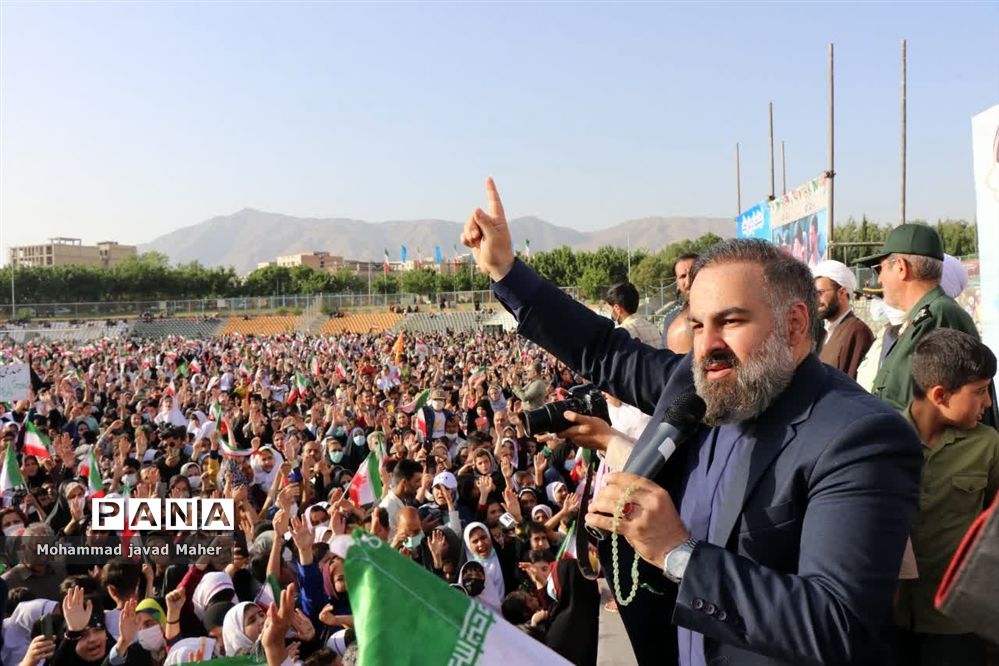 اجتماع بزرگ یاوران انقلاب اسلامی در شهرستان قدس