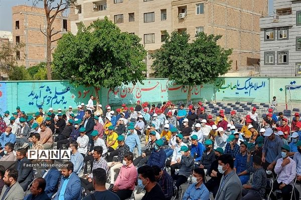 نهضت ملی طراحی و ایجاد ۲۱۰۰ فضای ورزشی درون مدرسه‌ای در بهارستان‌ دو