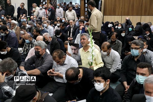 مراسم تشییع پیکر مرحوم  آیت الله فاطمی‌نیا در دانشگاه تهران