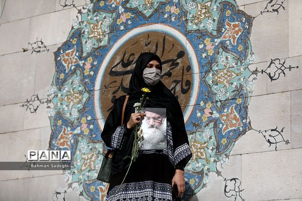 مراسم تشییع پیکر مرحوم  آیت الله فاطمی‌نیا در دانشگاه تهران